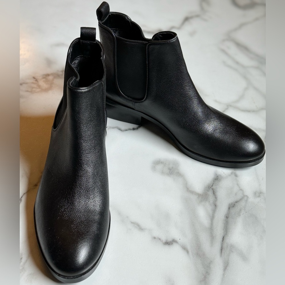 New Cole Haan Black Leather Boots